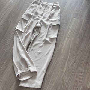 ASTR brand Silky Cargo Pants runs big like medium